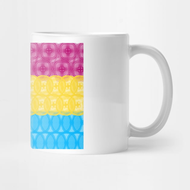 Spirograph Patterned Pansexual Flag by RachelEDesigns